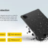 ULEFONE TPU θήκη προστασίας UAS28 για tablet Tab A11 series, γκρι