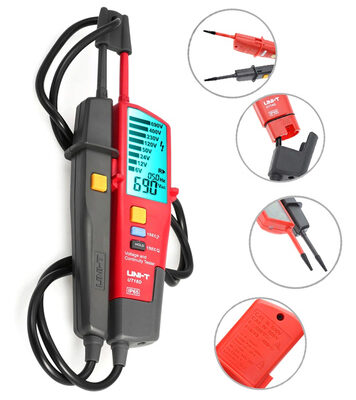 UNI-T μετρητής τάσης AC/DC UT18D, αδιάβροχος IP65, 12V έως 690V