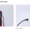 UNI-T ψηφιακός μετρητής πάχους υπερήχων UT345A, 2000mAh, mm/in