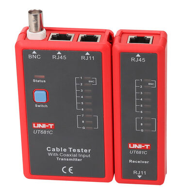 UNI-T tester καλωδίων δικτύου UT681C, RJ45/RJ11/BNC