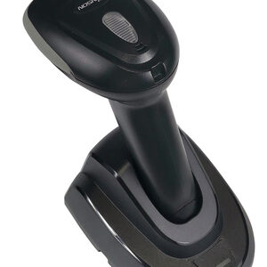 WINSON barcode scanner WNI-6223, 1D & 2D, ασύρματο, 2600mAh, με βάση φόρτισης, μαύρο