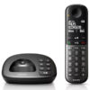 PHILIPS ασύρματο τηλέφωνο XL4951DS/34 ελληνικό μενού, τηλεφωνητής, μαύρο