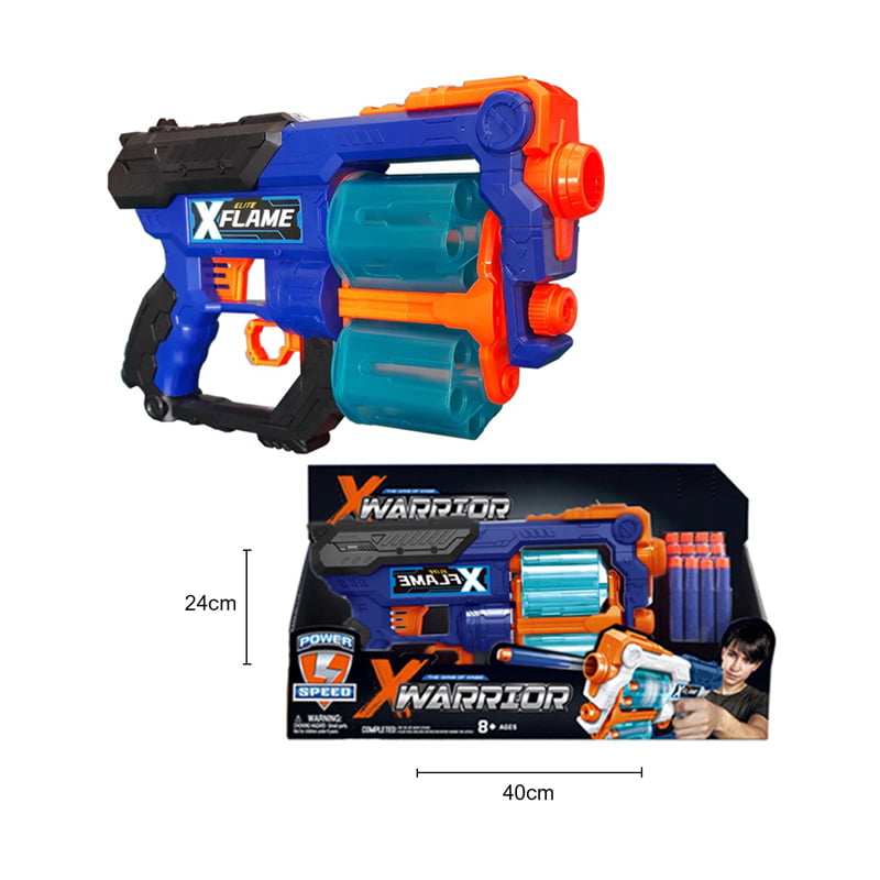 Σετ Όπλο με 12 Αφρώδη Βελάκια 8+ ετών - Jialixin X warrior No.JLX7216