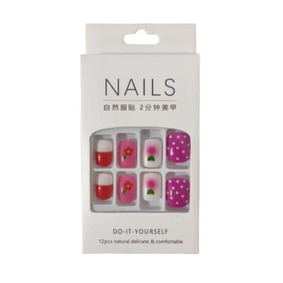 Αυτοκόλλητα νύχια σε διάφορα σχέδια - Press-on fake nails