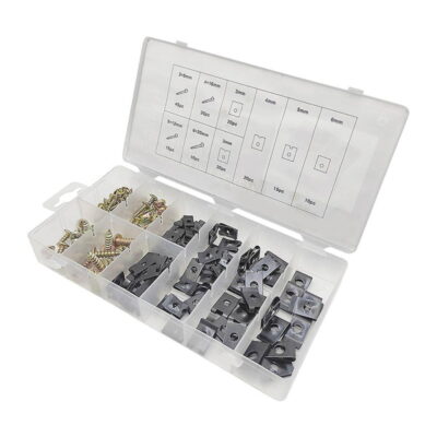 Βίδες & κλιπ U-TYPE σετ 170τμχ - U-clip and screw assortment