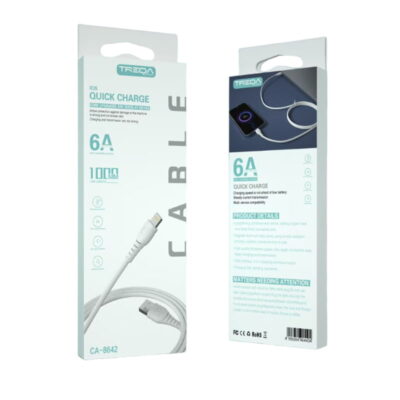 Treqa CA-8642 καλώδιο δεδομένων 1m USB σε IOS - Fast Charging Cable