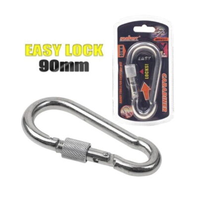 Horusdy SDY-97217 Γάντζος Ορειβατικός Ασφαλείας 90mm - Carabiner