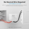 SONOFF smart διακόπτης ZBMINI-L, 1-gang, ZigBee 3.0, λευκός