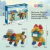 Σετ τουβλάκια κατασκευών DIY - 120pcs - CXL200-85 - 130656