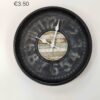 Ρολόι τοίχου - 35cm - 99145-BK
