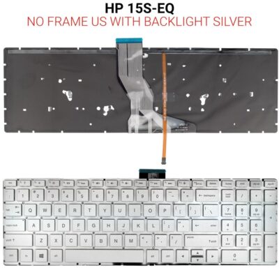 Πληκτρολόγιο HP 15S-EQ NO FRAME US WITH BACKLIT SILVER