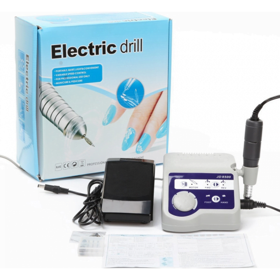 JSDA JD8500 Τροχός Νυχιών Ρεύματος 35000rpm με Πεντάλ 65W - Nail drill