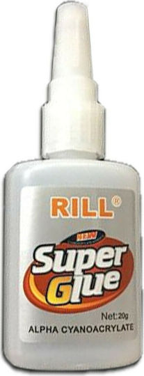 Κυανοακρυλική κόλλα ισχυρής δράσης - 20gr - RL9200 - Super Glue Rill