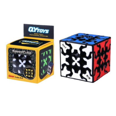 QYTOYS παιχνίδι κύβος με μαύρη βάση 3x3 - Gear cube game