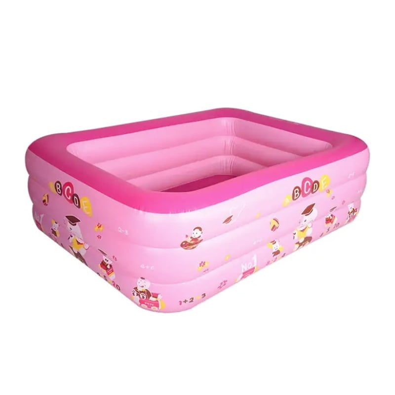 Sainteve παιδική πισίνα φουσκωτή 150x110x50cm SY-A0971 - 3-Ring rectangular swimming pool