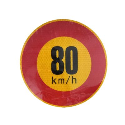 Αυτοκόλλητο Όριο Ταχύτητας 80 km/h - Sticker limit