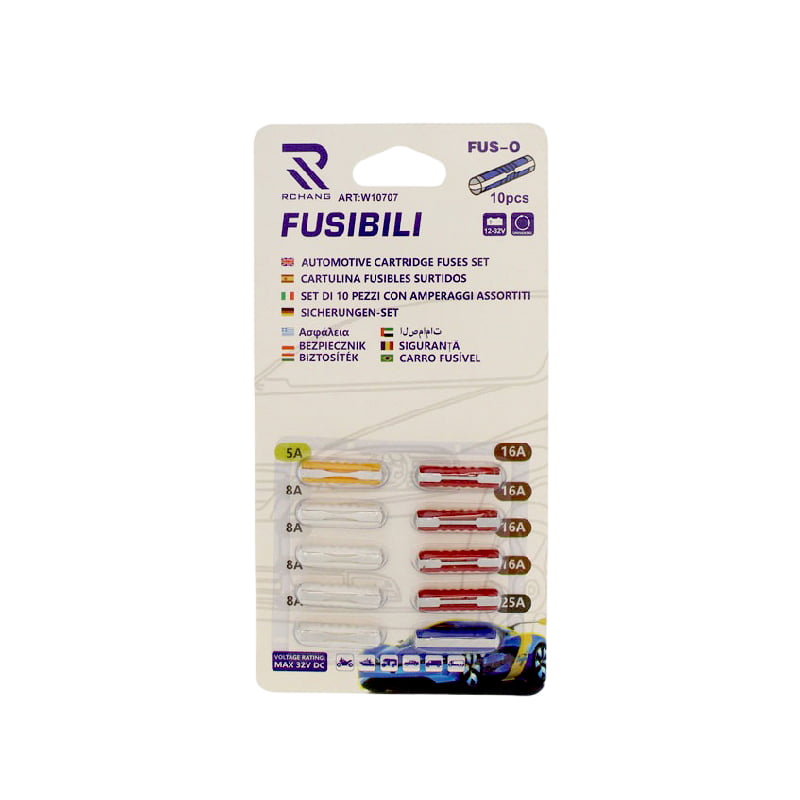 Rchang Ασφάλεια Αυτοκινήτου 10τμχ W10707 - Mini car fuse