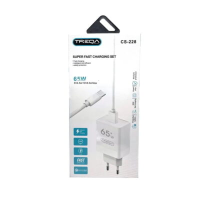 TREQA 65W γρήγορος φορτιστής κινητού micro CS-228 - Fast charger