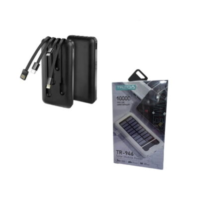 Treqa TR-946 Ηλιακό Power bank 10000Mah - USB bank power