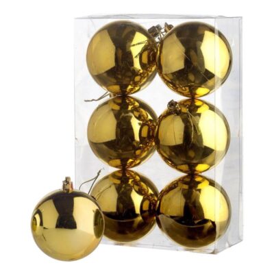 Χριστουγεννιάτικες μπάλες 6τμχ 4,5cm - Christmas decoration balls 6pcs