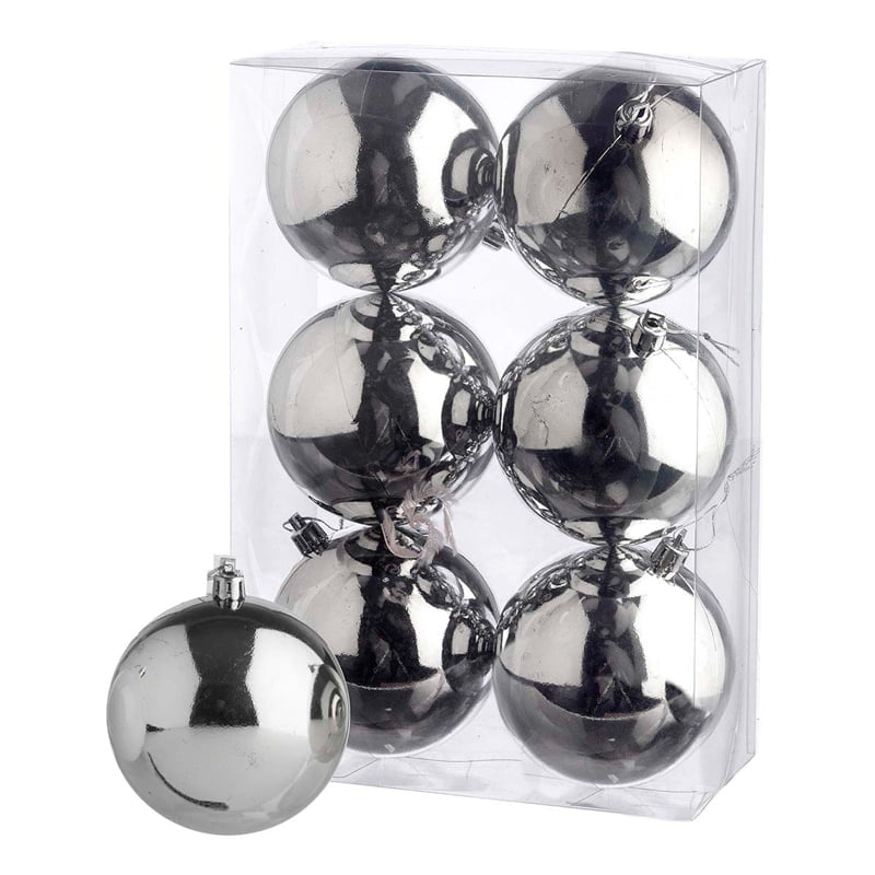 Χριστουγεννιάτικες μπάλες 6τμχ 4cm - Christmas decoration balls 6pcs