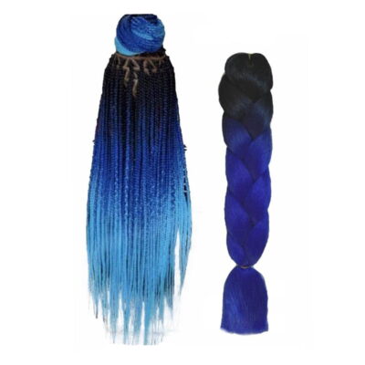 Yuan yao Μαλλιά για ράστα μαύρο/μπλε BY21 - Rasta hair