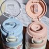 Παιδικό φορητό παγούρι-θερμός με καλαμάκι - 350ml - 123835 - Green