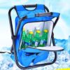 Πτυσσόμενο σκαμπό και σακίδιο camping - 1344 - 170105 - Green