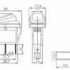 Διακόπτης οχημάτων On/Off - R-F13209B-23-2U - 2pcs - 180942