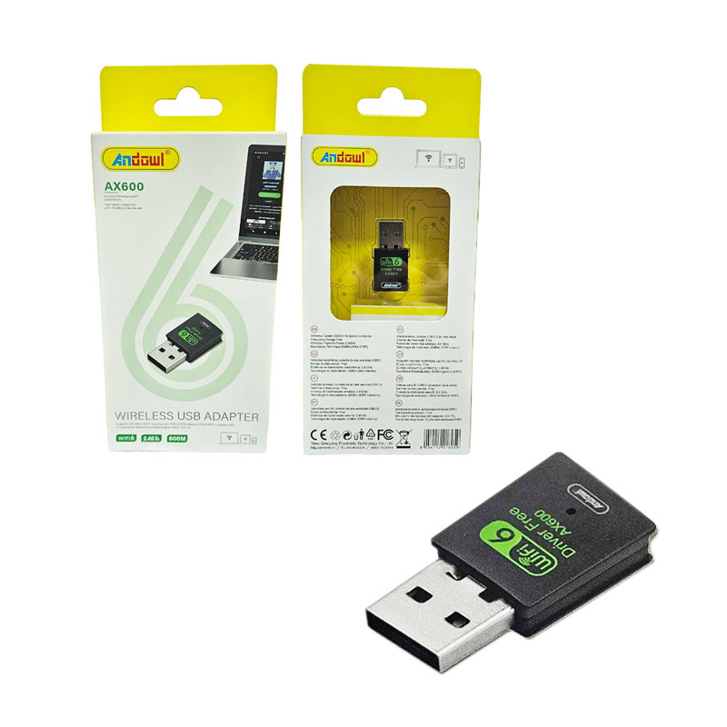 Andowl Ασύρματος προσαρμογέας USB AX600 - Wireless USB Adapter