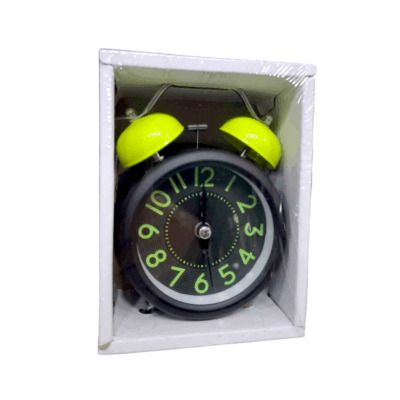 Επιτραπέζιο ρολόι - Ξυπνητήρι - 3301-10 - 301103 - Yellow