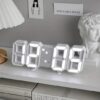 Ψηφιακό ρολόι – Ξυπνητήρι - 6609 - 466097 - White