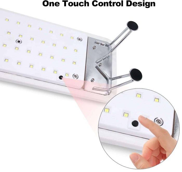 Φουρνάκι νυχιών με βάση στήριξης- Arm Rest manicure-pedicure - VKN-SUNH5 - 582419 - Black