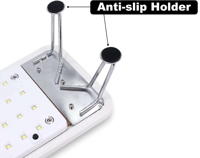 Φουρνάκι νυχιών με βάση στήριξης- Arm Rest manicure-pedicure - VKN-SUNH5 - 582419 - Black