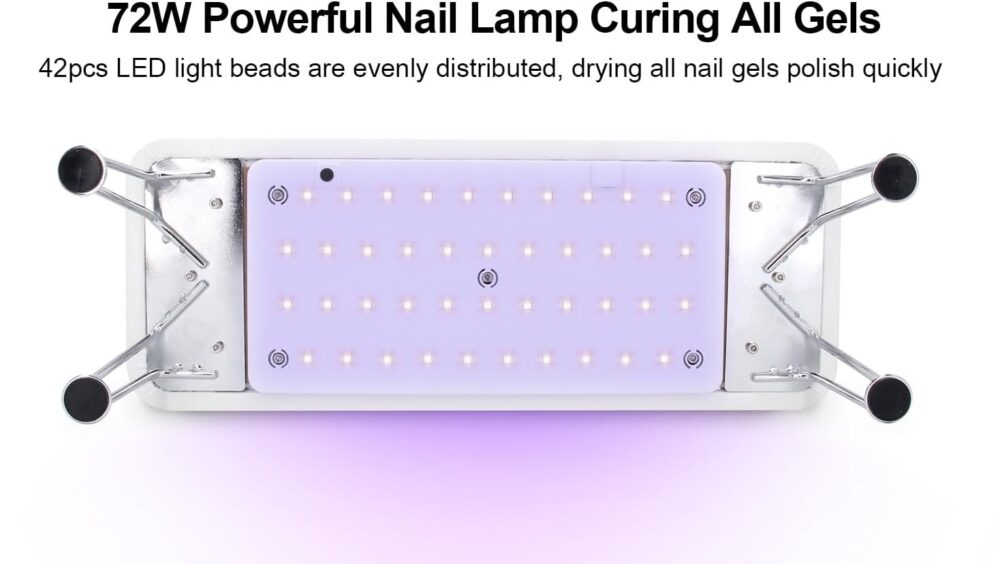 Φουρνάκι νυχιών με βάση στήριξης- Arm Rest manicure-pedicure - VKN-SUNH5 - 582419 - Black