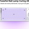 Φουρνάκι νυχιών με βάση στήριξης- Arm Rest manicure-pedicure - VKN-SUNH5 - 582419 - Black