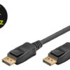 GOOBAY καλώδιο DisplayPort 1.2 VESA 65925, 4K/60Hz 21.6Gbit/s, 5m, μαύρο
