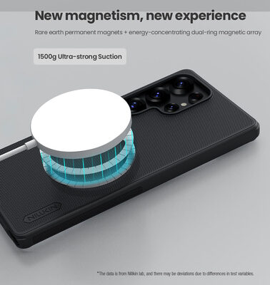 NILLKIN θήκη Super Frosted Shield Pro Magnetic για Samsung Galaxy S25 Ultra, μαύρη