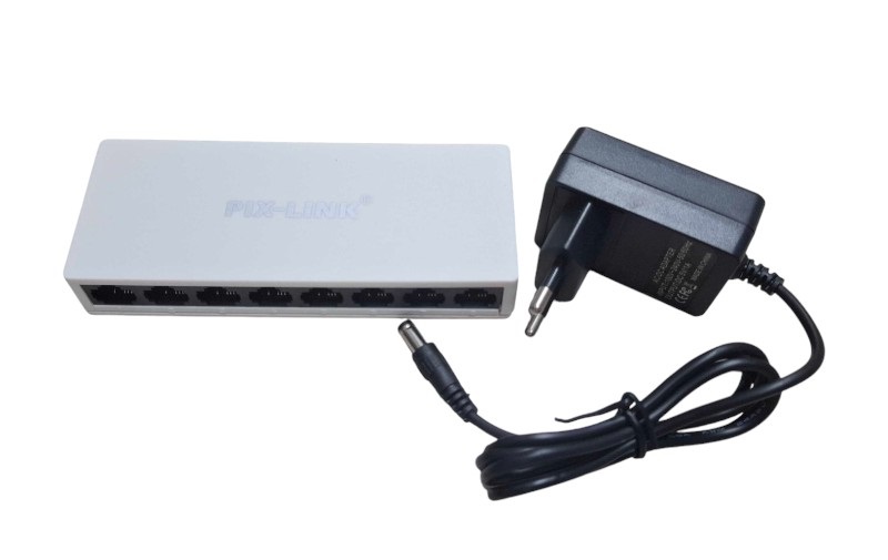 Switch με 8 θύρες Ethernet - SW08S-8 - PIX-LINK - 812037