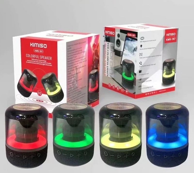 Ασύρματο ηχείο Bluetooth - KMS-167 - LED RGB - 885536