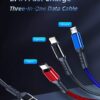 Καλώδιο φόρτισης & data 3in1 - Fast Charge - CL-971 - 1.2m - AWEI - 022170