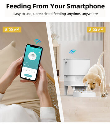 BRUNO smart ταΐστρα κατοικίδιων BRN-0232, 4L, WiFi, λευκή