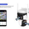 VSTARCAM smart ηλιακή κάμερα CB621DR, dual lens, 3MP, WiFi, SD, PTZ, IP66