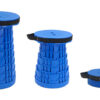 POWERTECH πτυσσόμενο καρεκλάκι HUH-0234, αντοχή έως 250kg, 25.5x45cm, μπλε