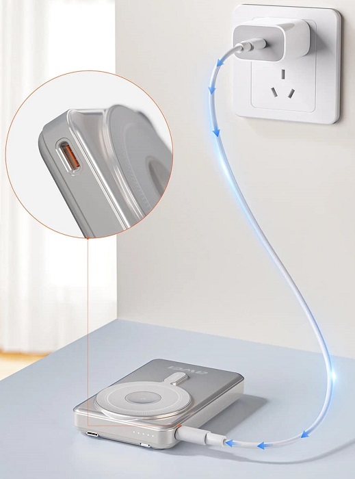 Powerbank μαγνητικής φόρτισης - P92K - 10.000mah - 20W - AWEI - 014083