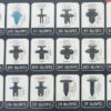 Σετ συνδετήρες αυτοκινήτου 18 τύπων - 299pcs - 180257