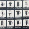 Σετ συνδετήρες αυτοκινήτου 12 τύπων - 240pcs - 180260