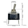 Διακόπτης αεροπορικού τύπου ON/OFF - R-F13401A-22-1BU - 180918