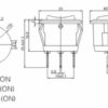 Διακόπτης οχημάτων On/Off - R-F13203A-33-4U - 180932