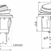 Διακόπτης οχημάτων On/Off - R-F13206A-33-2U - 180937